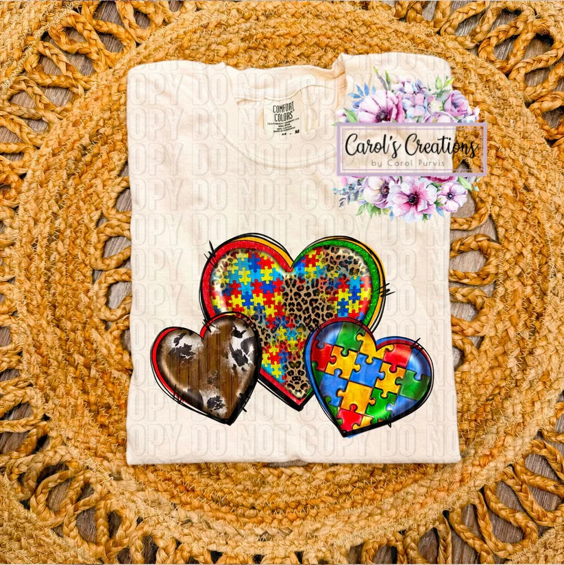 Autism Heart Trio Adult