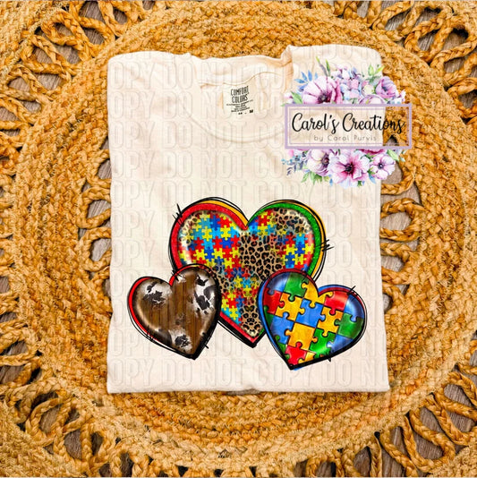 Autism Heart Trio Adult