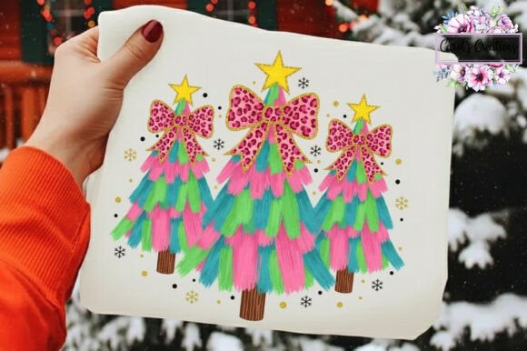 Coquette Brushstroke Christmas Tree (Adult)