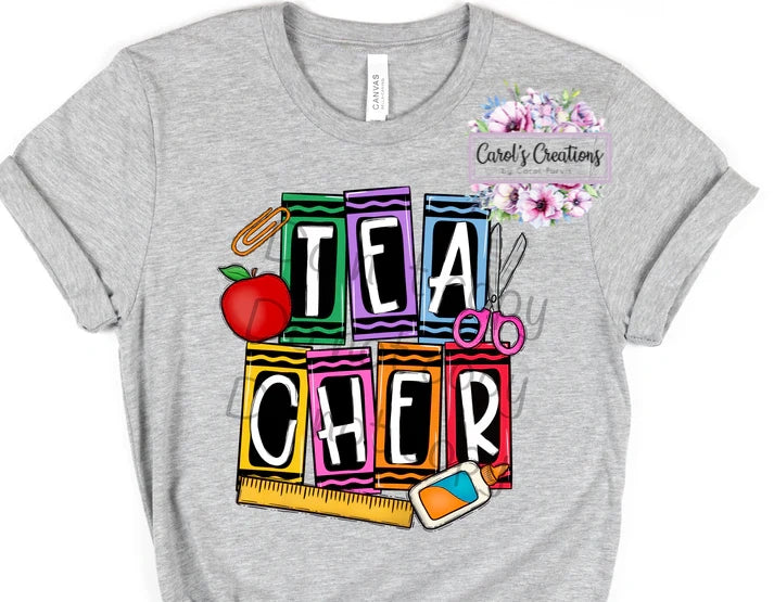 Teacher Crayon Box Adult