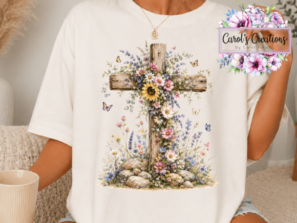 Floral Cross Wildflowers (Adult)
