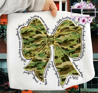 Deer Hunting Camo Bow Adult