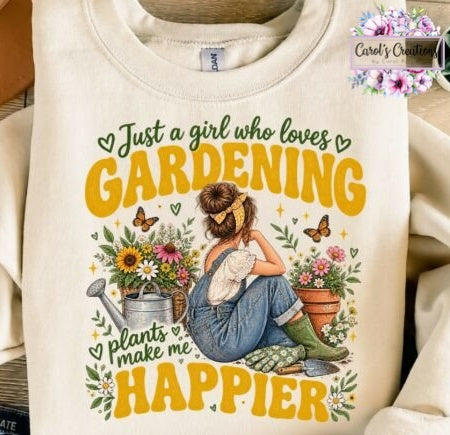 Just A Girl Who Loves Gardening (Adult)