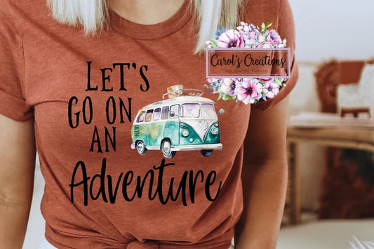 Let's Go On An Adventure VW Bus Adult