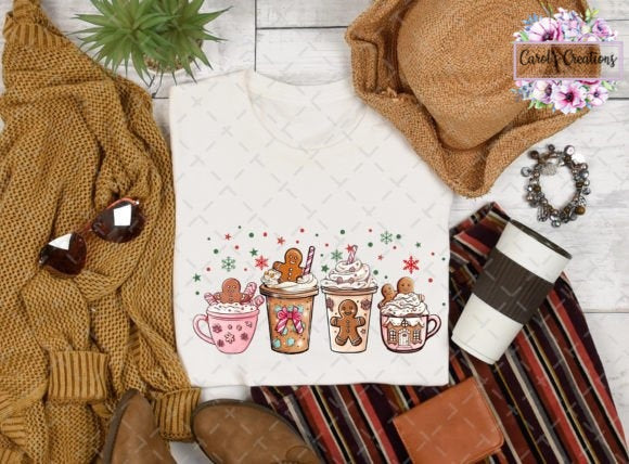 Pink Gingerbread Coffee Christmas (Adult)