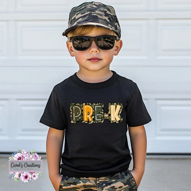 Back To School Camo Kids