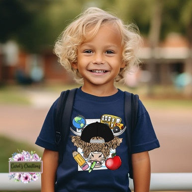 School Shaggy Cow Boy Kids