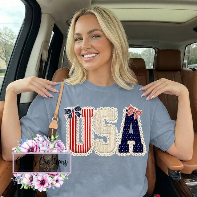 Faux Lace USA Adult