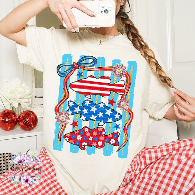 Patriotic Patterned Fish Adult