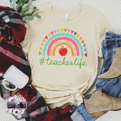 Teacher Life Rainbow Adult