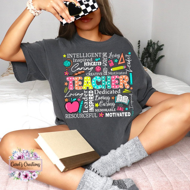 Teacher Word Art Adult
